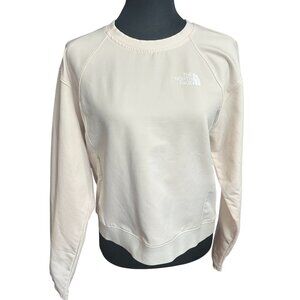 The North Face Parks Slightly Cropped Crew TNF Cream Off White Tek Ware Flashdry